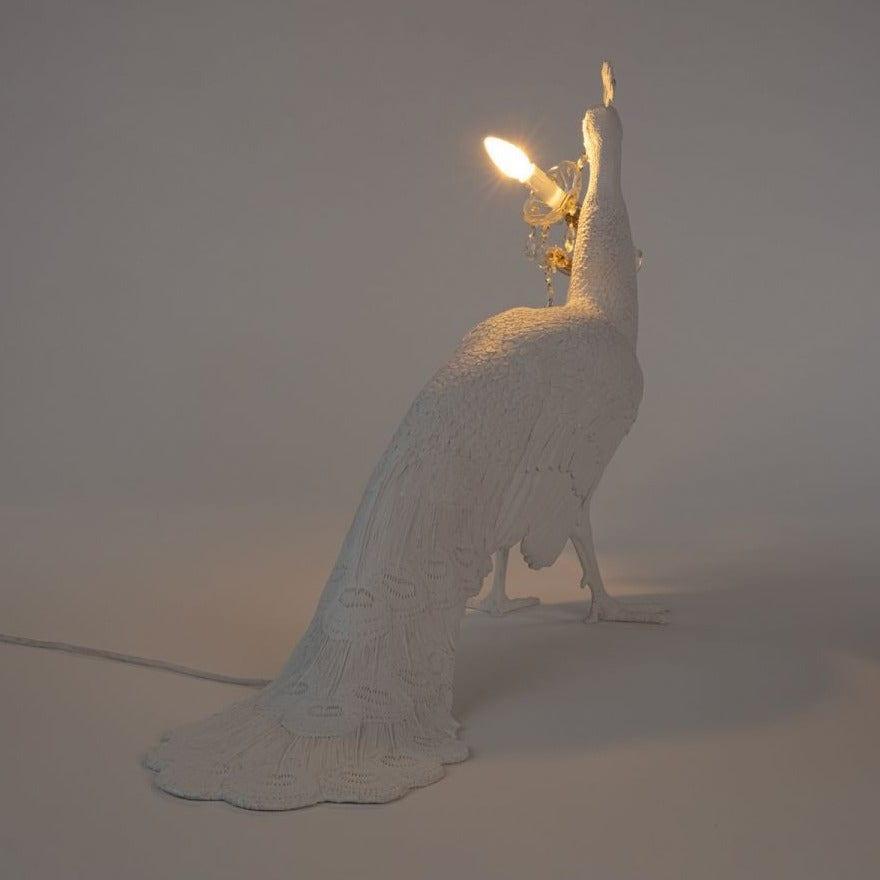 Lampa dekoracyjna PEACOCK biały Seletti Eye on Design