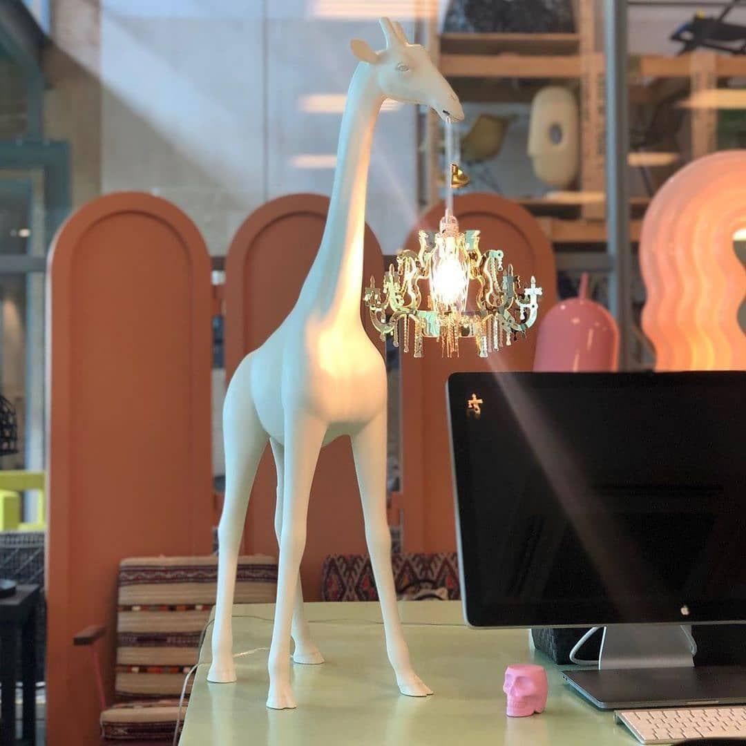 Lampa GIRAFFE IN LOVE XS biała Qeeboo Eye on Design