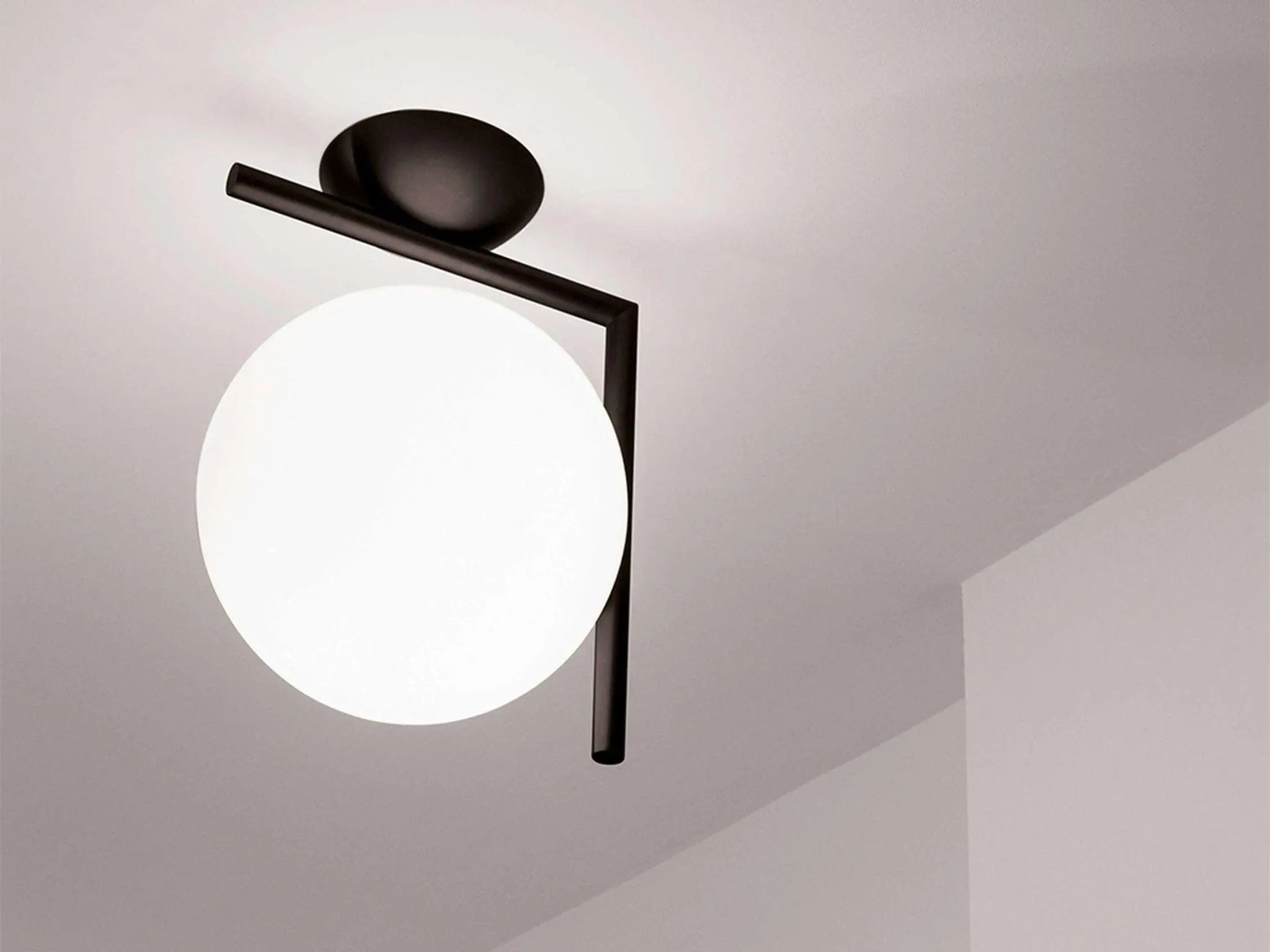 Lampa IC LIGHTS czarny – szkło, Flos
