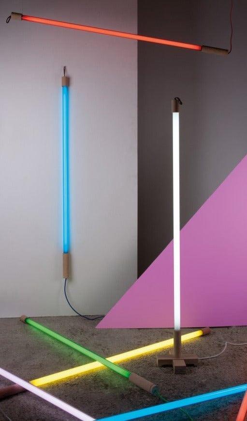 Lampa LED LINEA niebieski Seletti Eye on Design