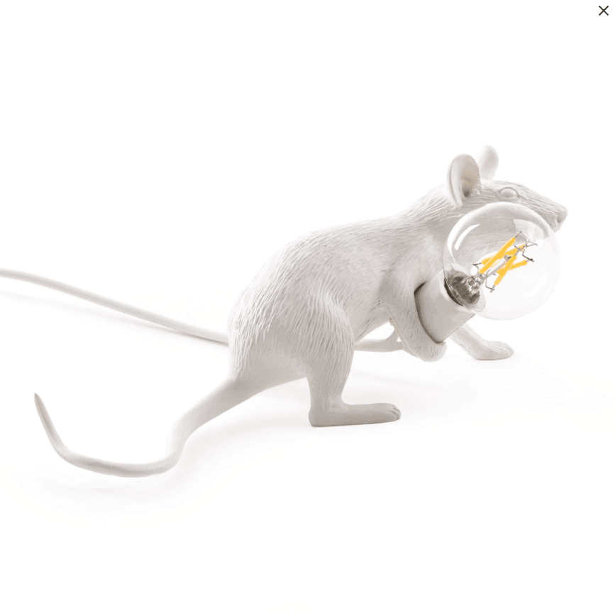 Lampa MOUSE LOP biały Seletti Eye on Design