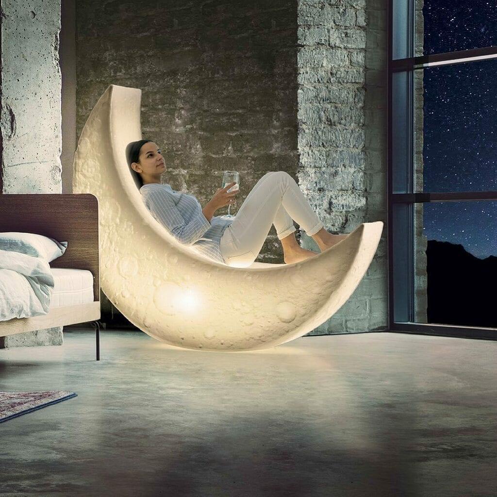 Lampa MY MOON Seletti Eye on Design