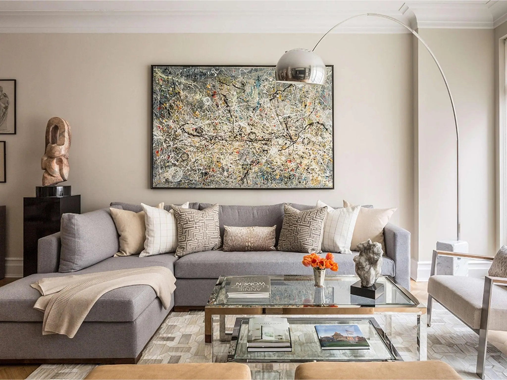 Lampa stojąca ARCO LED marmur – Flos