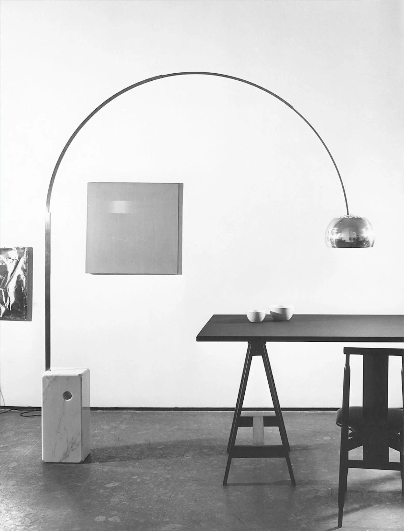 Lampa stojąca łukowa ARCO marmur – Flos