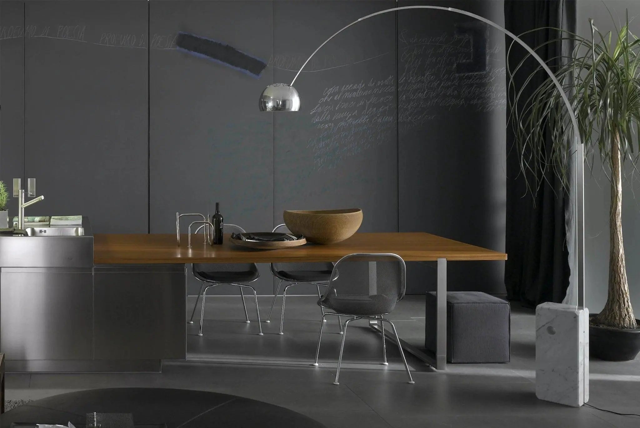 Lampa podłogowa łukowa ARCO marmur – Flos