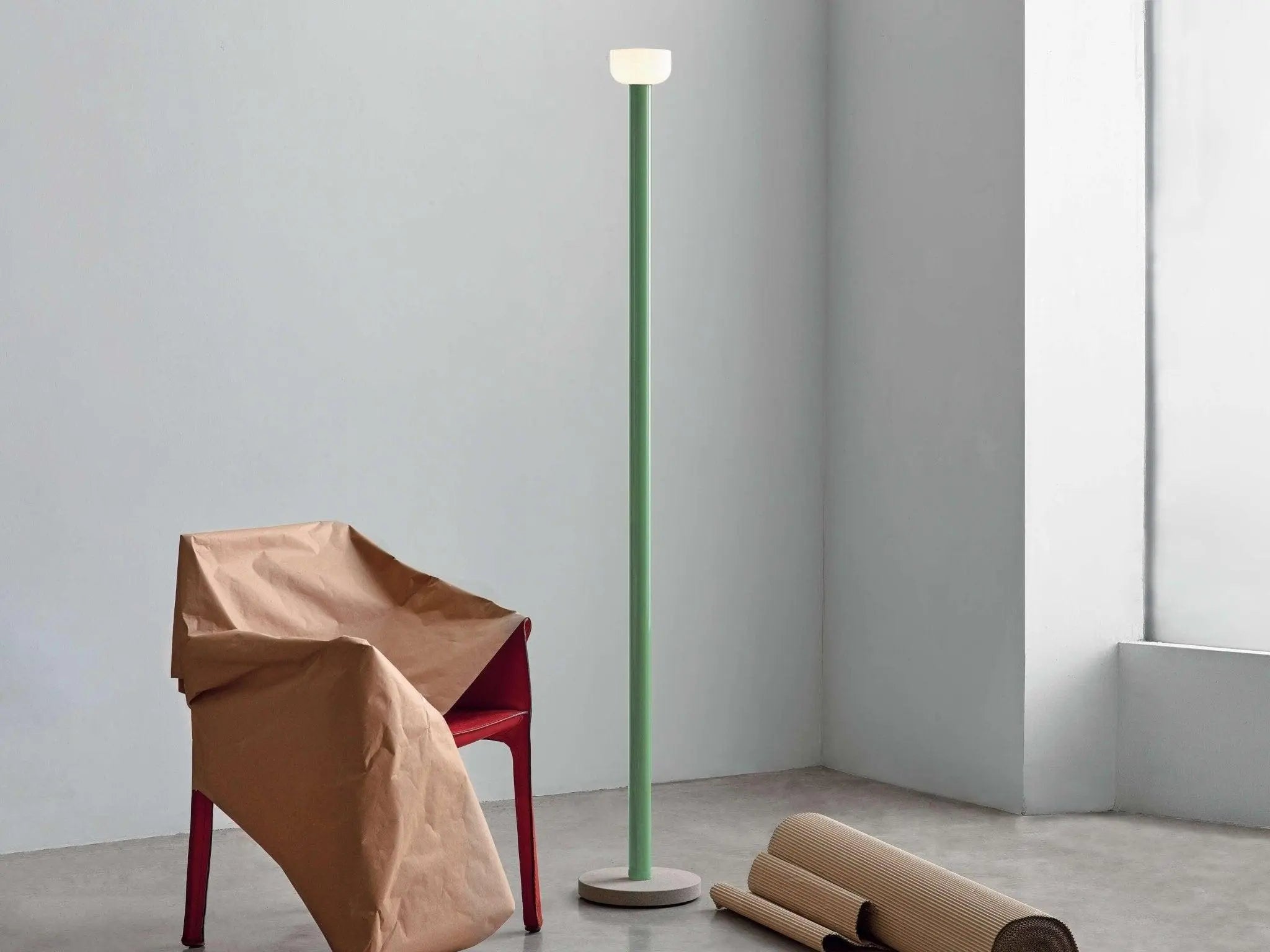 Lampa stojąca BELLHOP zielony – Flos