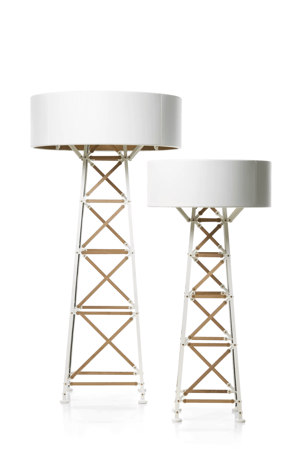 Lampa podłogowa CONSTRUCTION biały Moooi Eye on Design