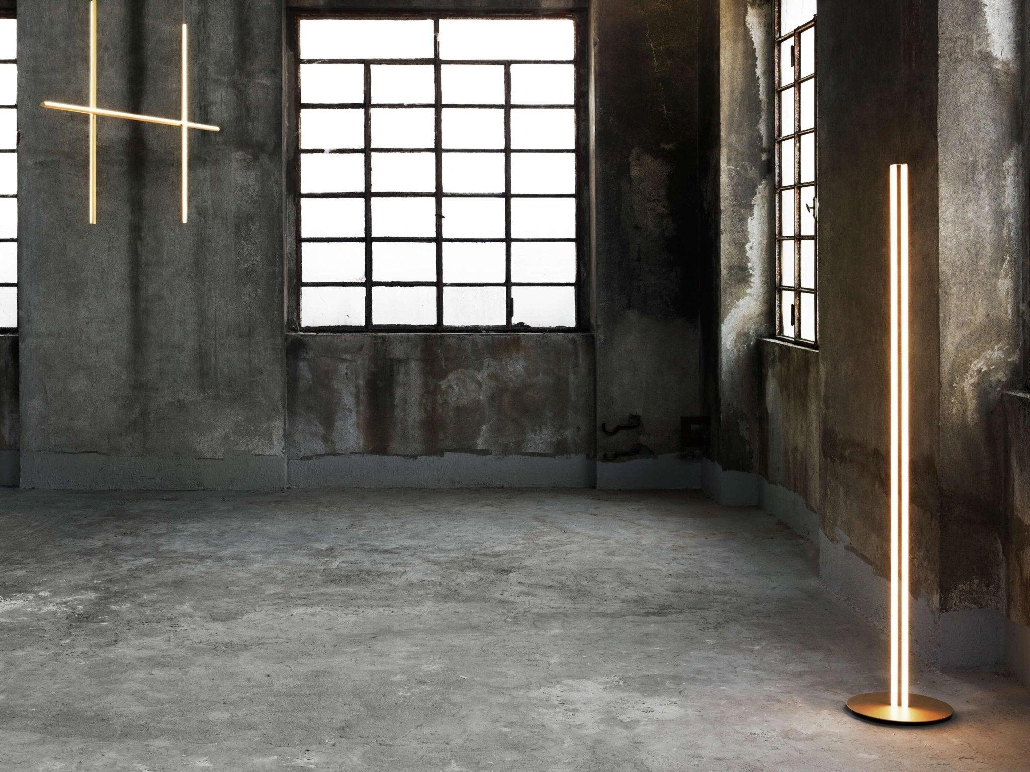 Lampa podłogowa COORDINATES szampański Flos Eye on Design