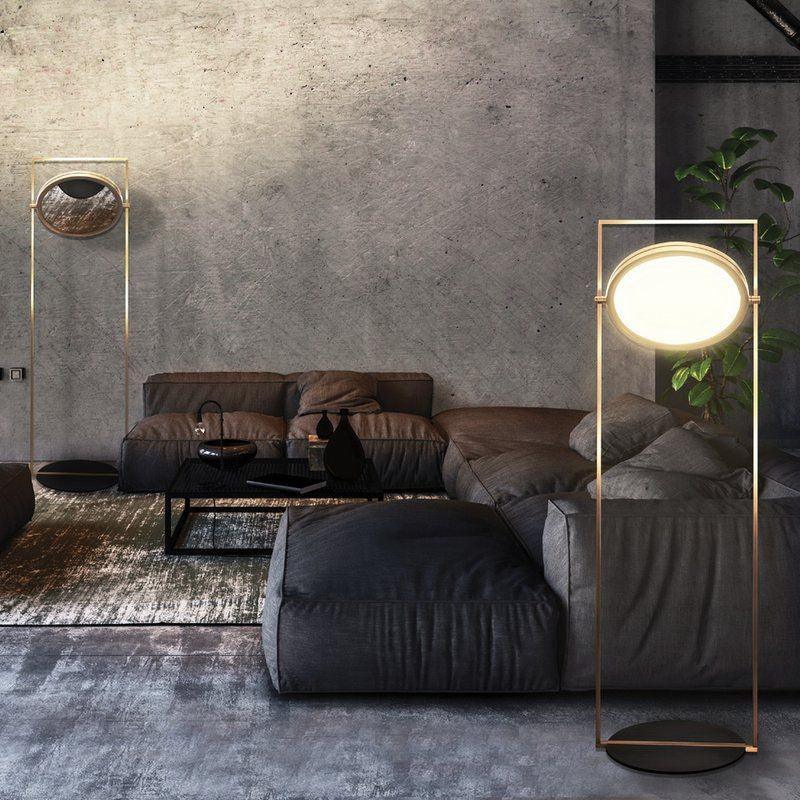 Lampa podłogowa DORIAN satynowy brąz Contardi Eye on Design