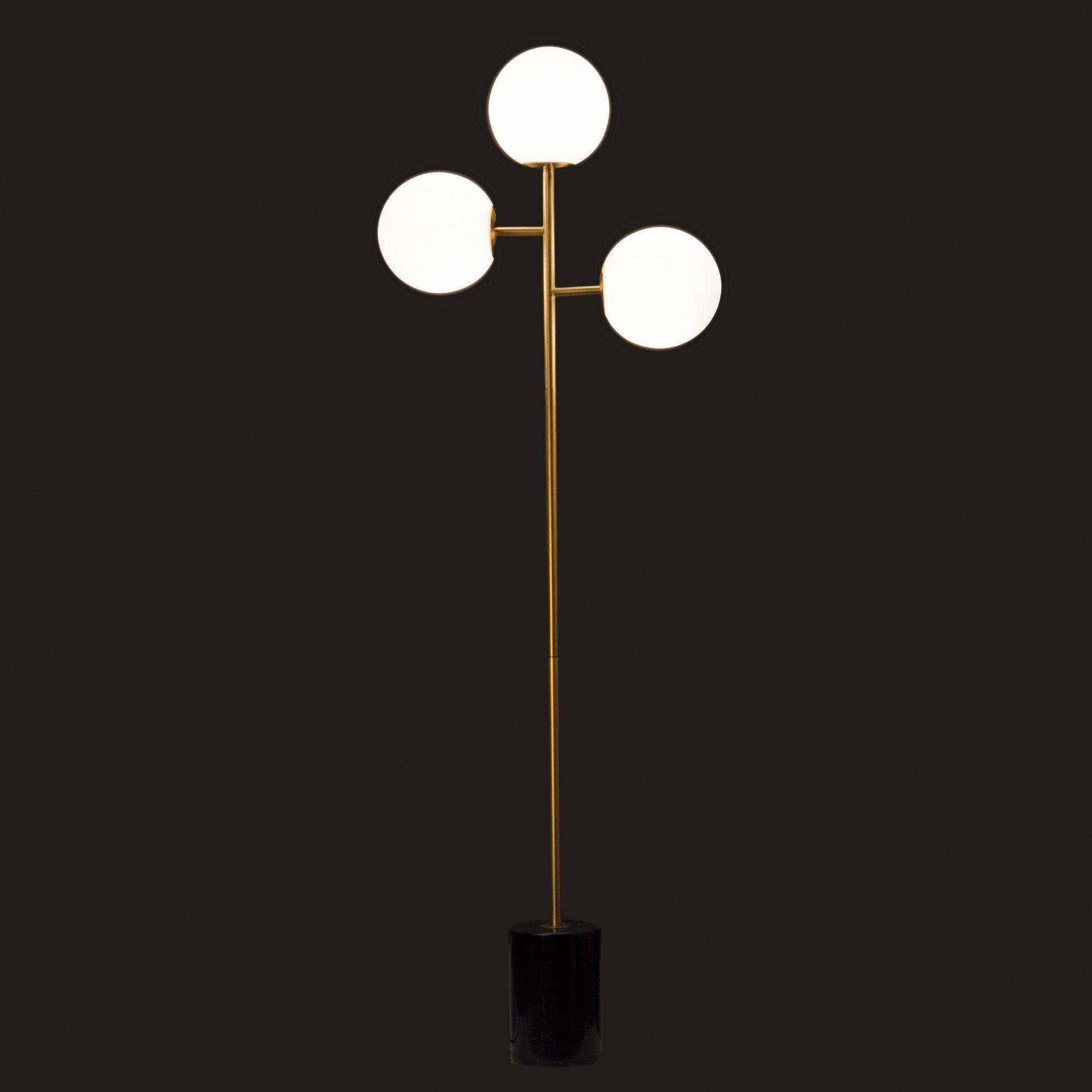 Lampa podłogowa FULL MOON złoty Pols Potten Eye on Design