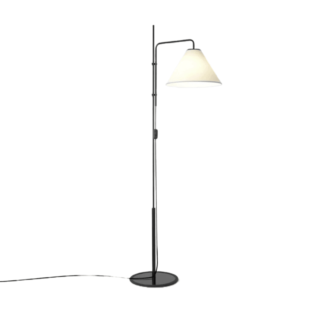 Lampa podłogowa FUNICULI FABRIC biały Marset Eye on Design