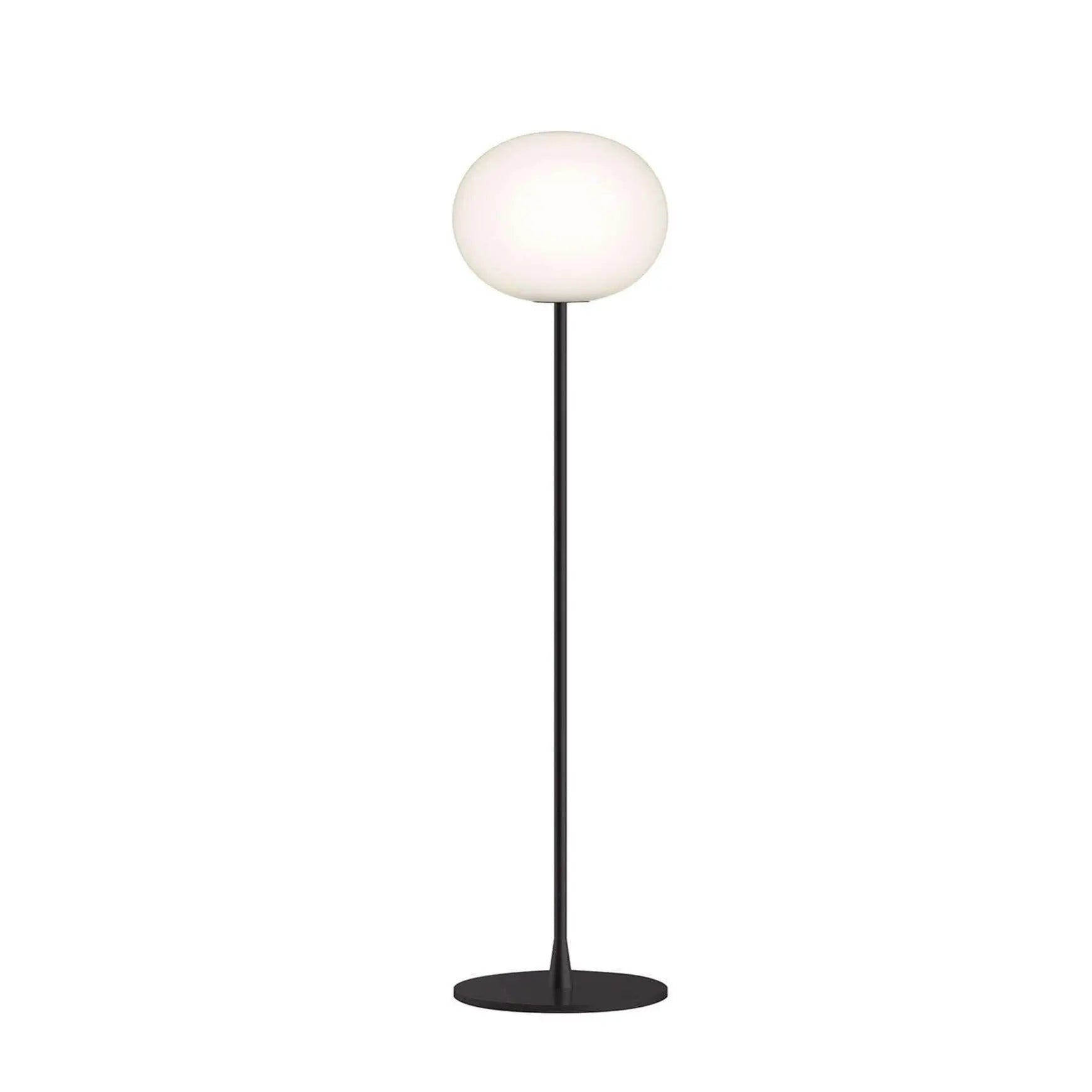 Lampa podłogowa GLO-BALL czarny matowy – Flos