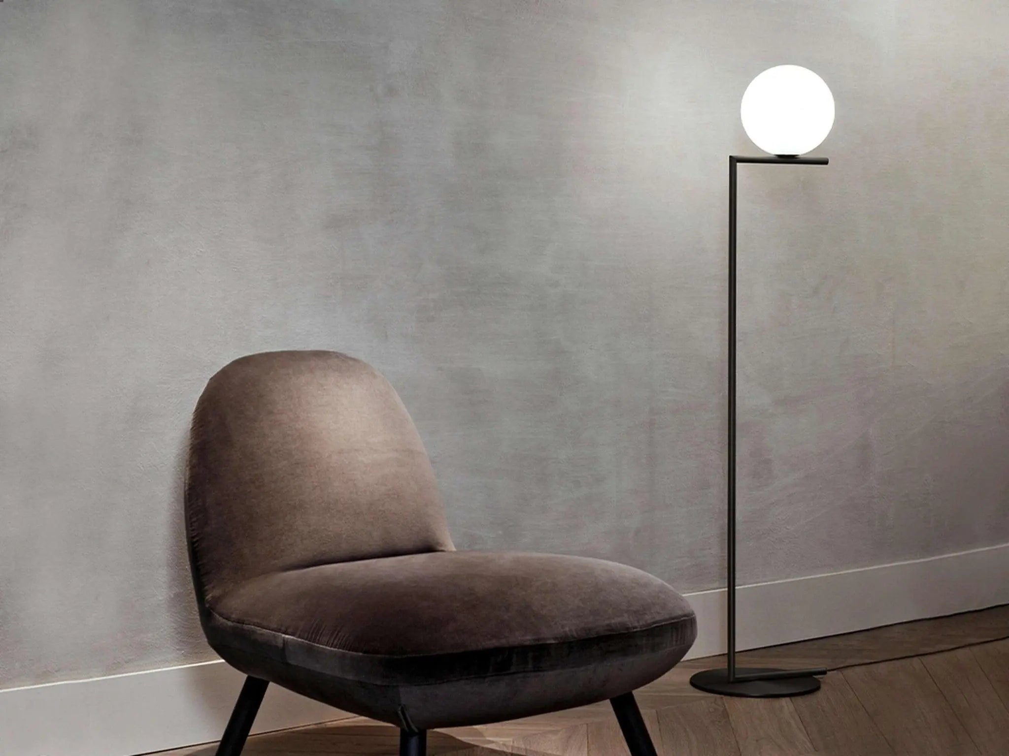 Lampa stojąca IC LIGHTS czarny – Flos