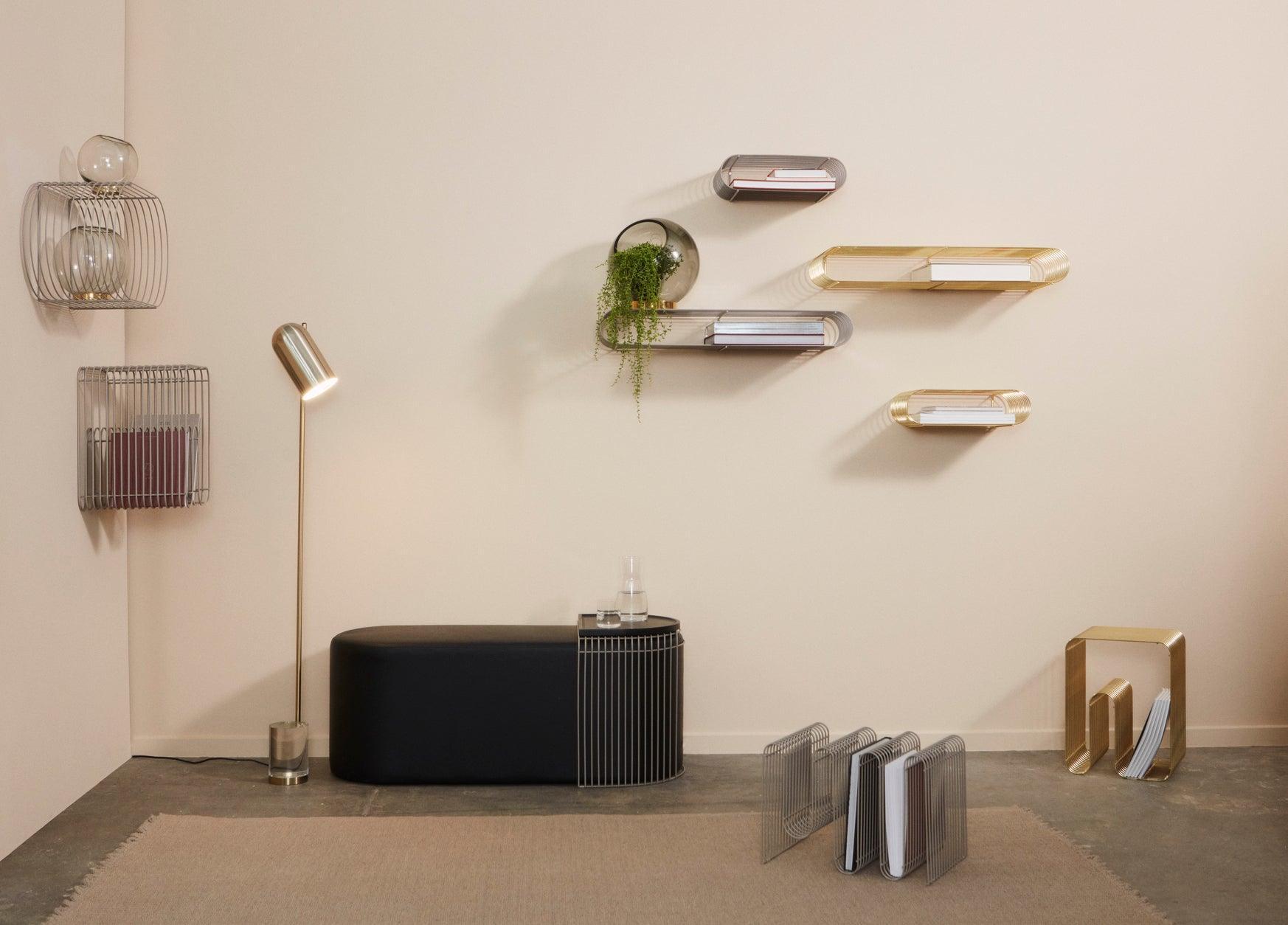 Lampa podłogowa LUCEO złoty AYTM Eye on Design