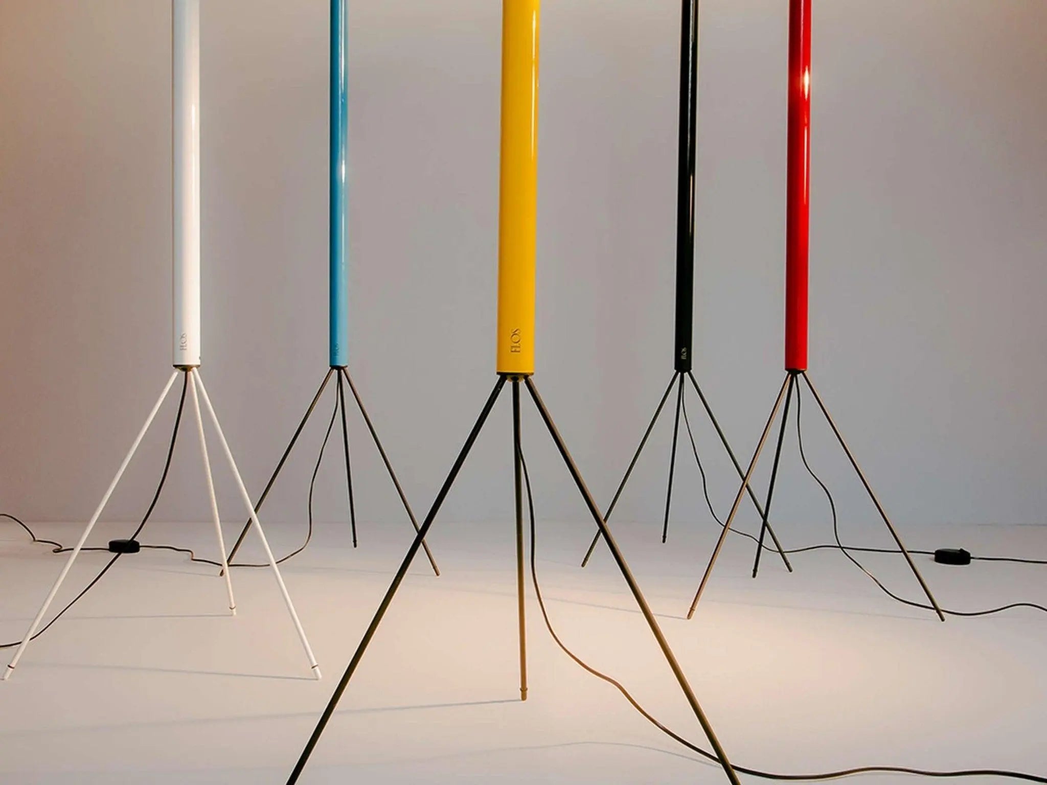 Lampa podłogowa LUMINATOR żółty, marka Flos