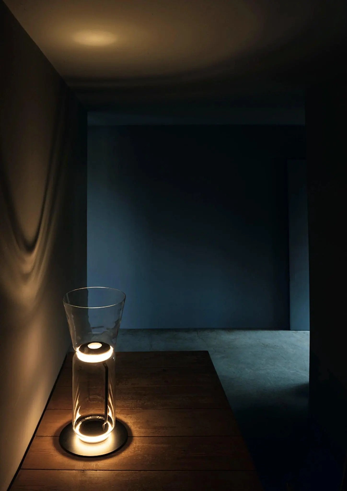 Lampa podłogowa NOCTAMBULE CONE szkło – styl nowoczesny