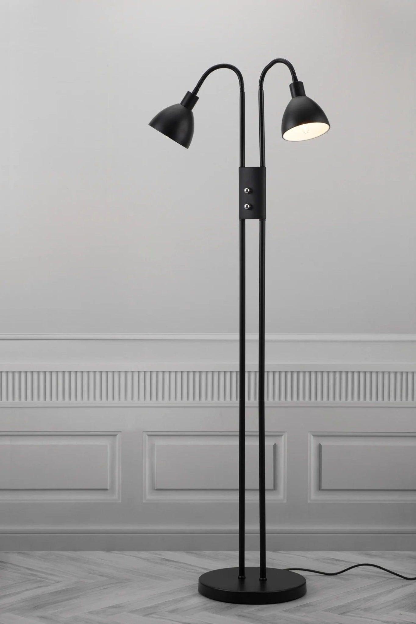 Lampa podłogowa podwójna RAY czarny Nordlux Eye on Design