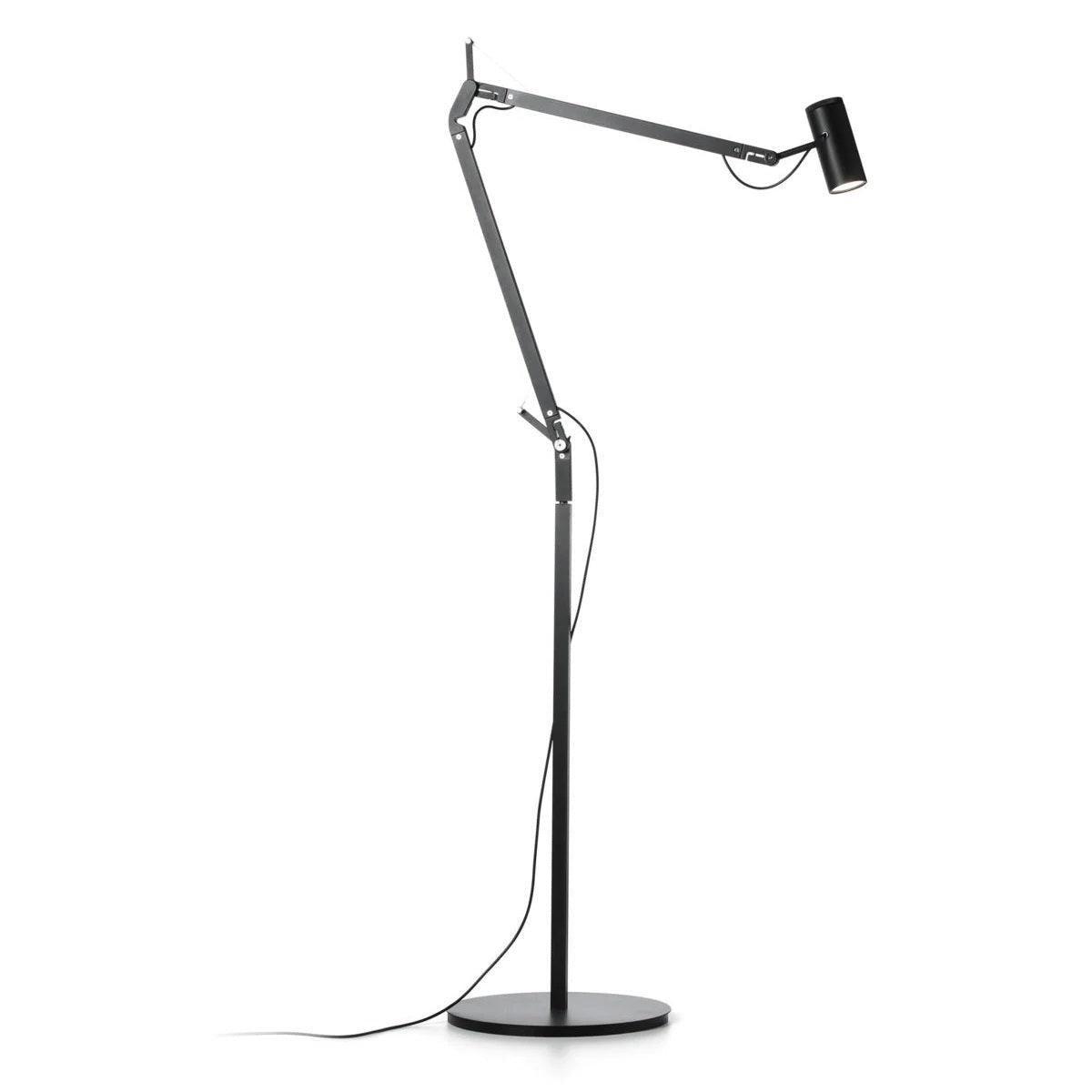 Lampa podłogowa POLO czarny Marset Eye on Design