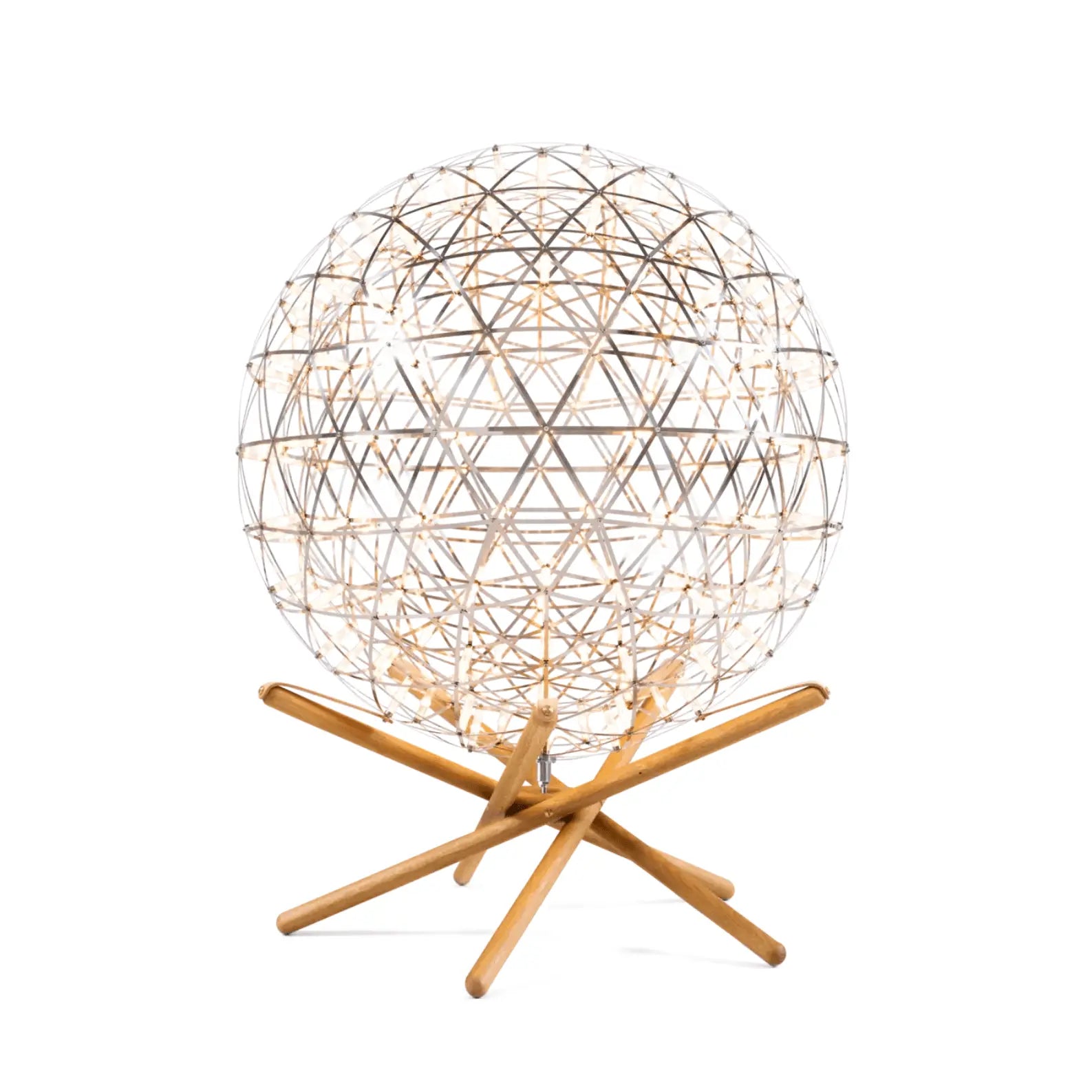 Lampa podłogowa RAIMOND II TENSEGRITY stal nierdzewna – Moooi