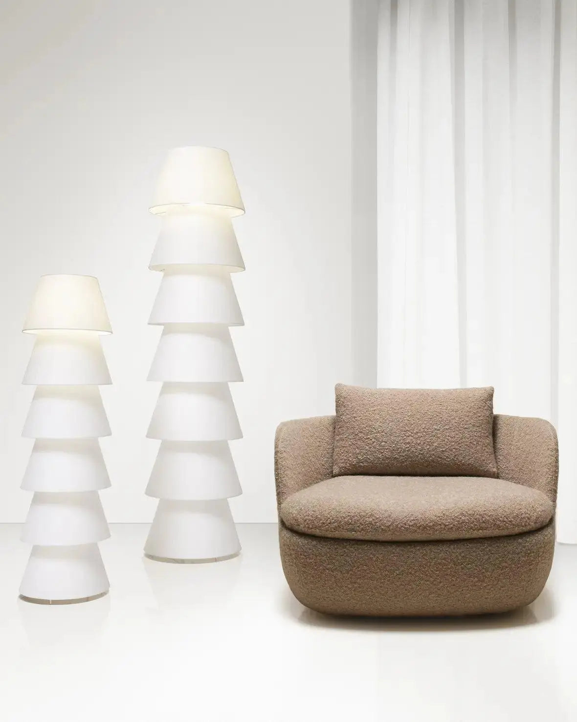 Lampa stojąca SET UP SHADES biały – Moooi