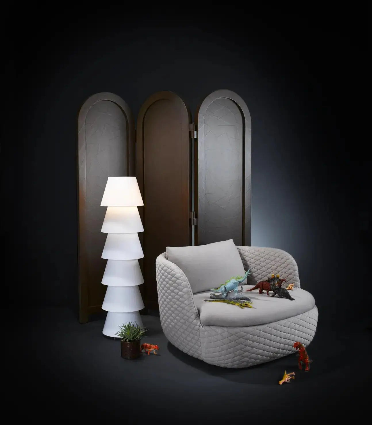 Lampa podłogowa SET UP SHADES biały – Moooi