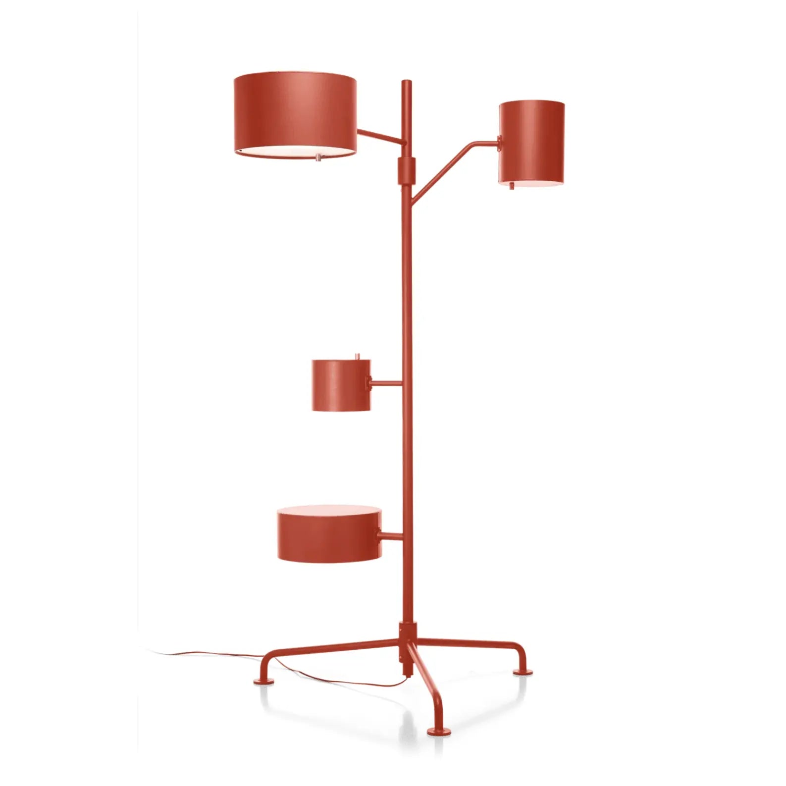 Lampa podłogowa STATISTOCRAT cynobrowy – Moooi