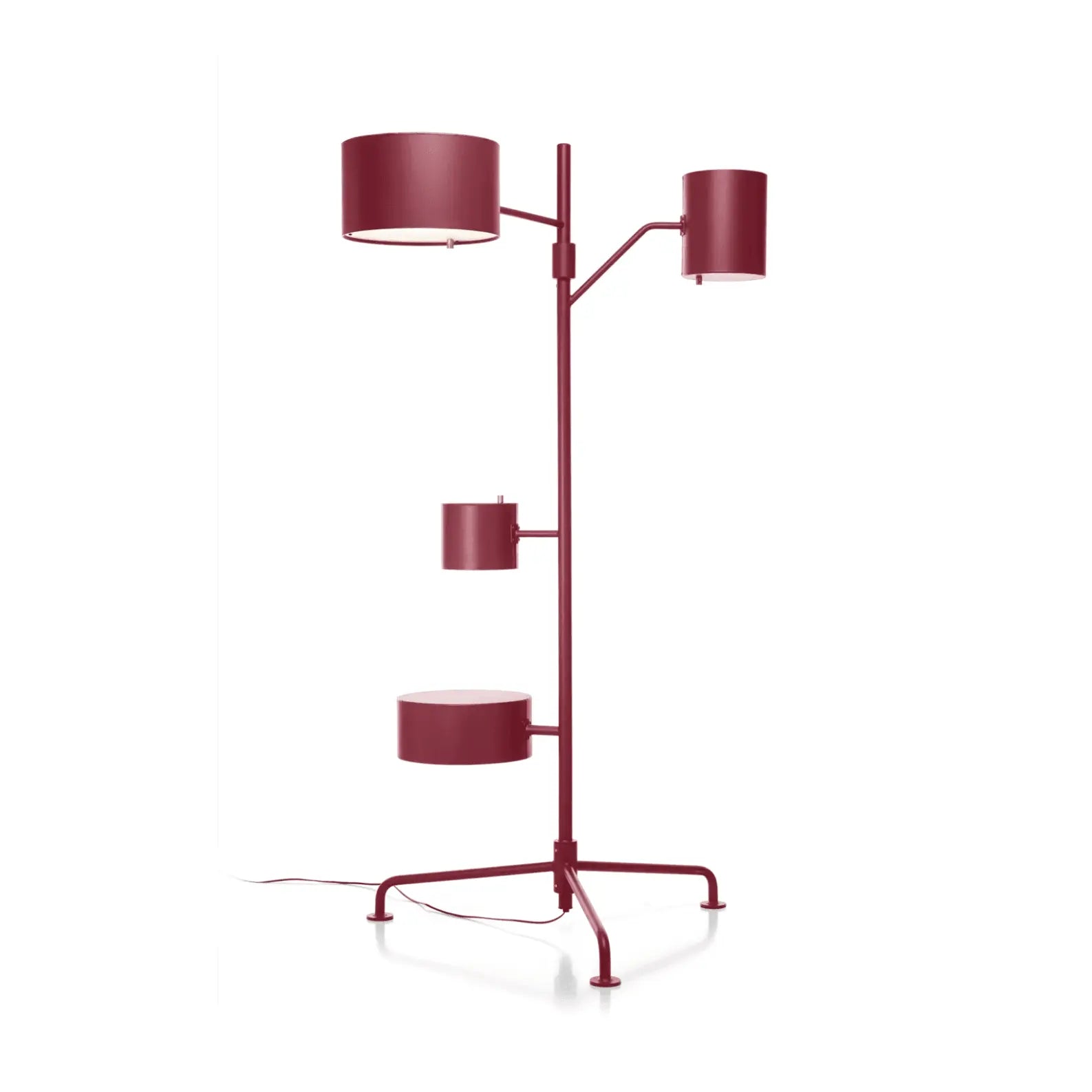 Lampa podłogowa STATISTOCRAT rubinowy – Moooi