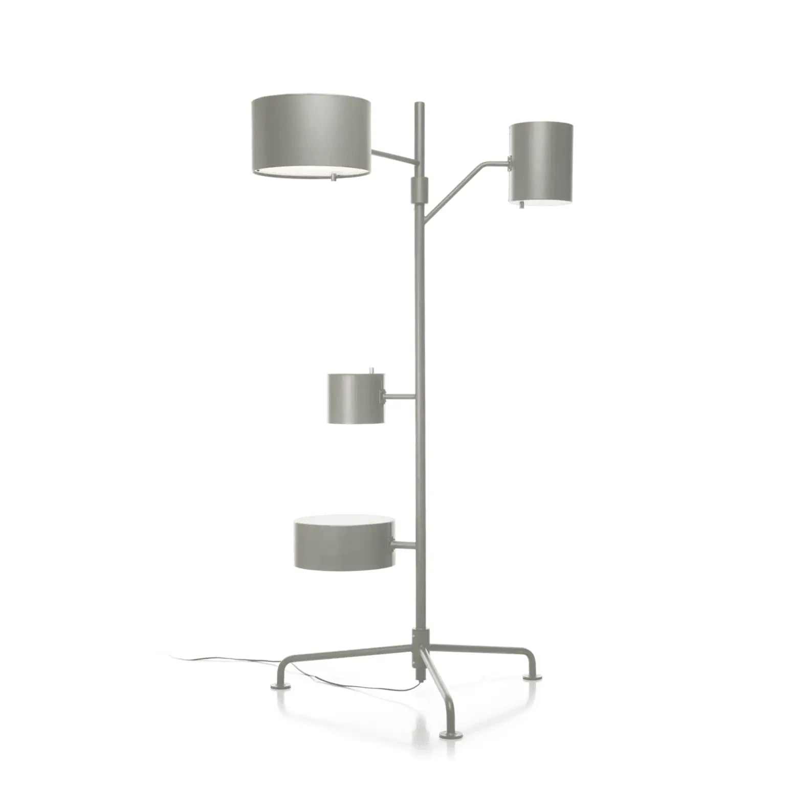 Lampa podłogowa STATISTOCRAT szary jedwabisty – Moooi