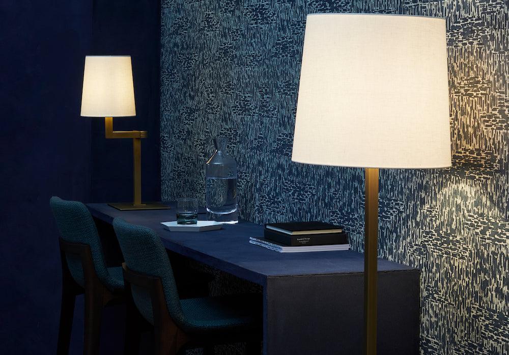 Lampa podłogowa TONDA czarny z białym kloszem Contardi Eye on Design
