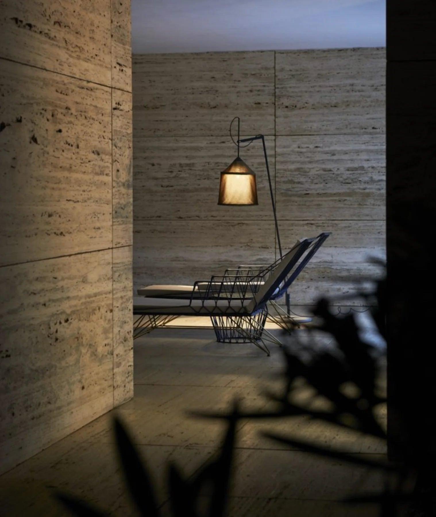 Lampa podłogowa zewnętrzna JAIMA szary Marset Eye on Design