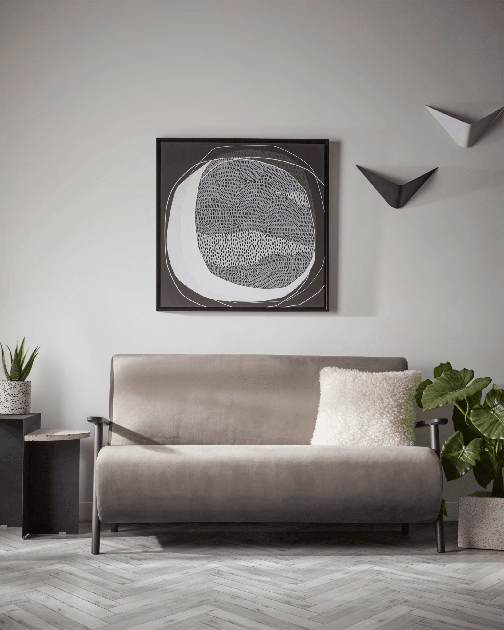 Lampa ścienna GINEBRA czarny La Forma Eye on Design