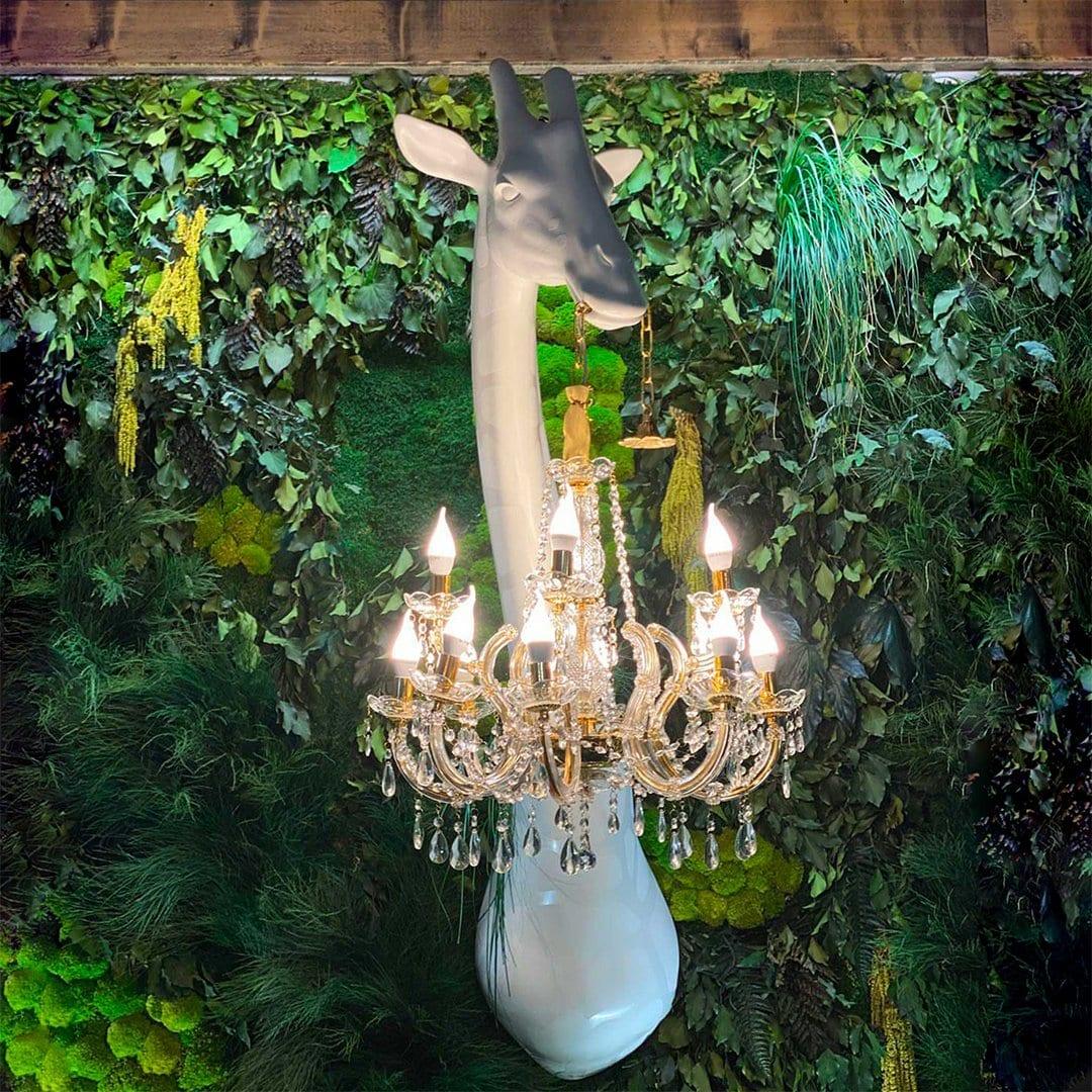 Lampa ścienna GIRAFFE IN LOVE biała Qeeboo Eye on Design