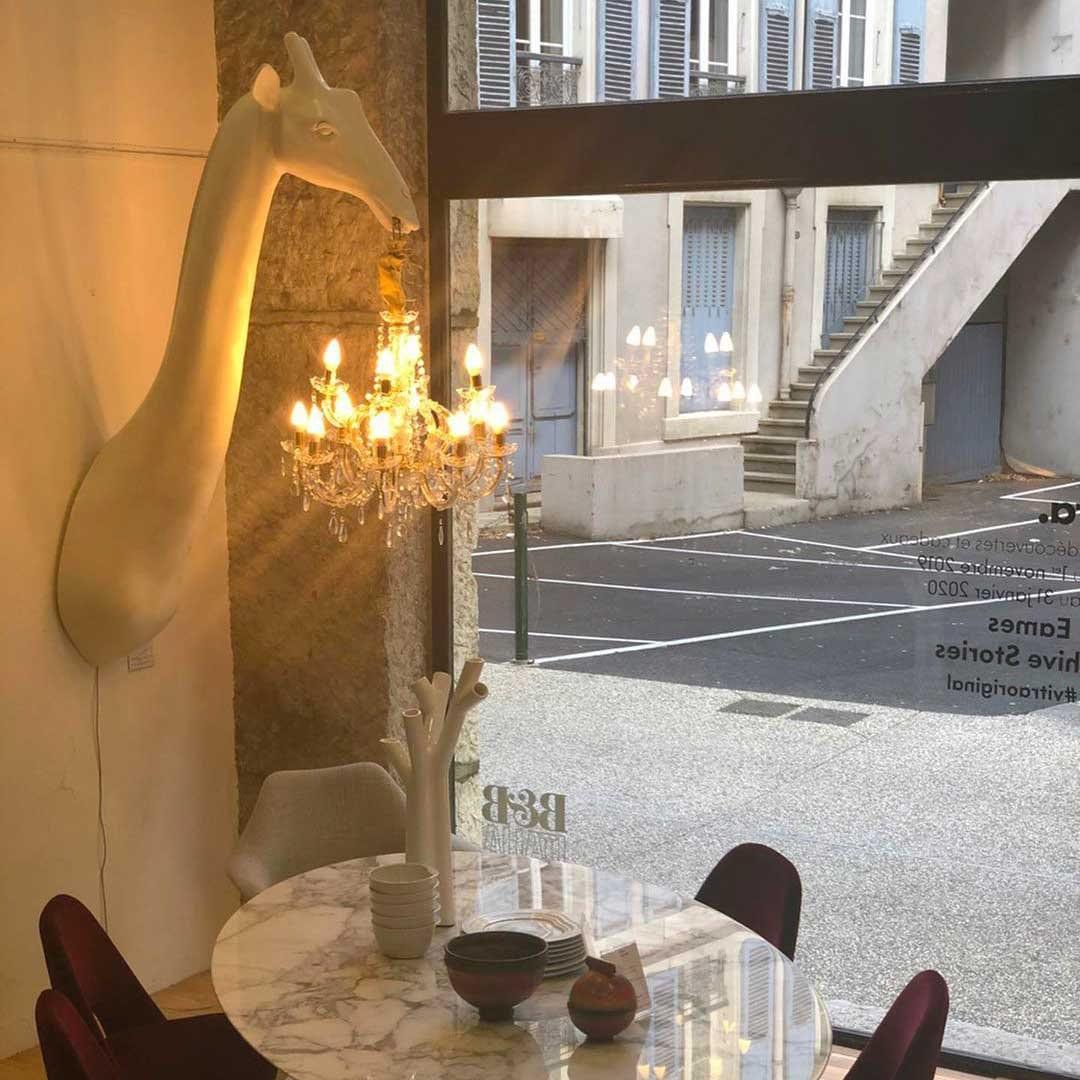 Lampa ścienna GIRAFFE IN LOVE biała Qeeboo Eye on Design