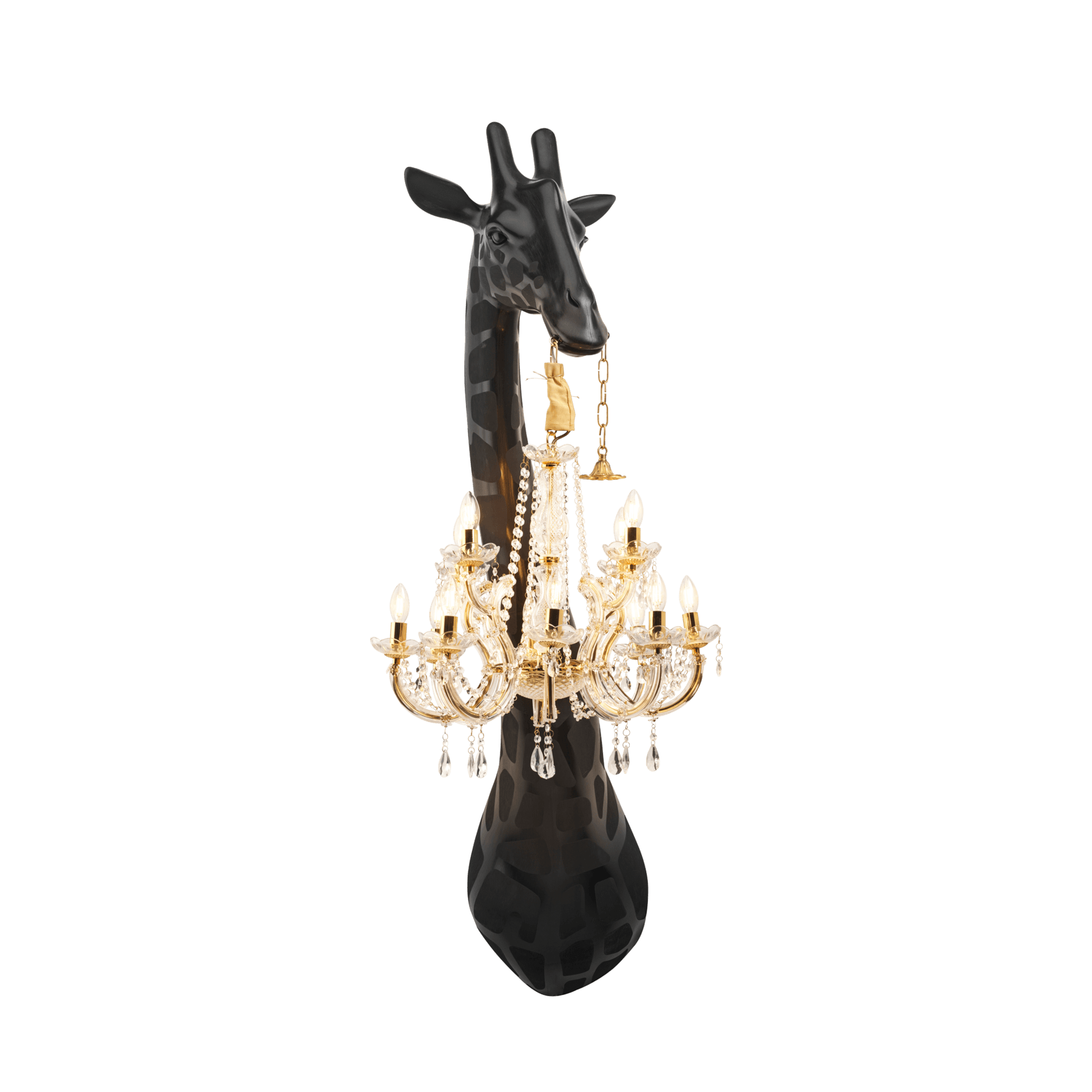 Lampa ścienna GIRAFFE IN LOVE czarna Qeeboo Eye on Design