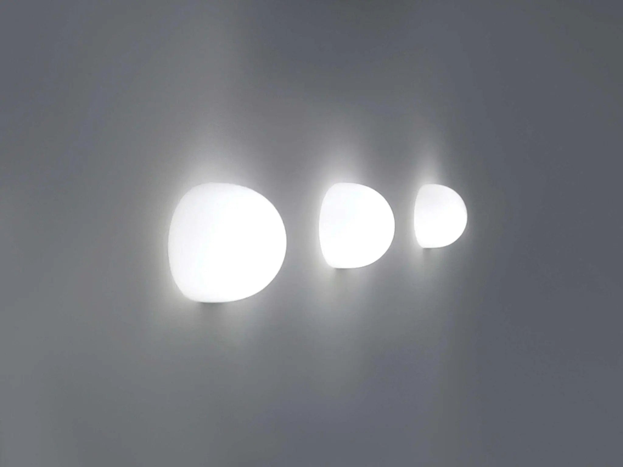 Lampa ścienna GLO-BALL WALL biały – szkło