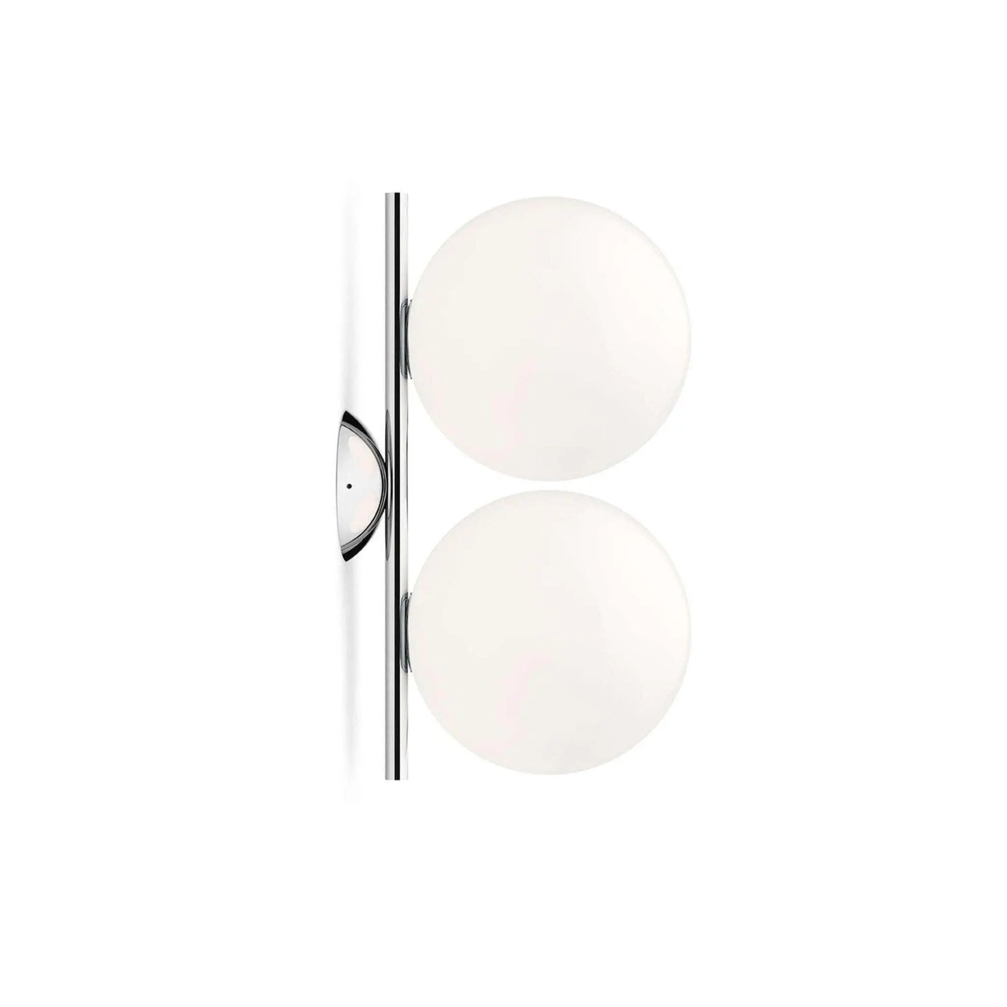 Lampa ścienna IC LIGHTS DOUBLE chromowany – Flos