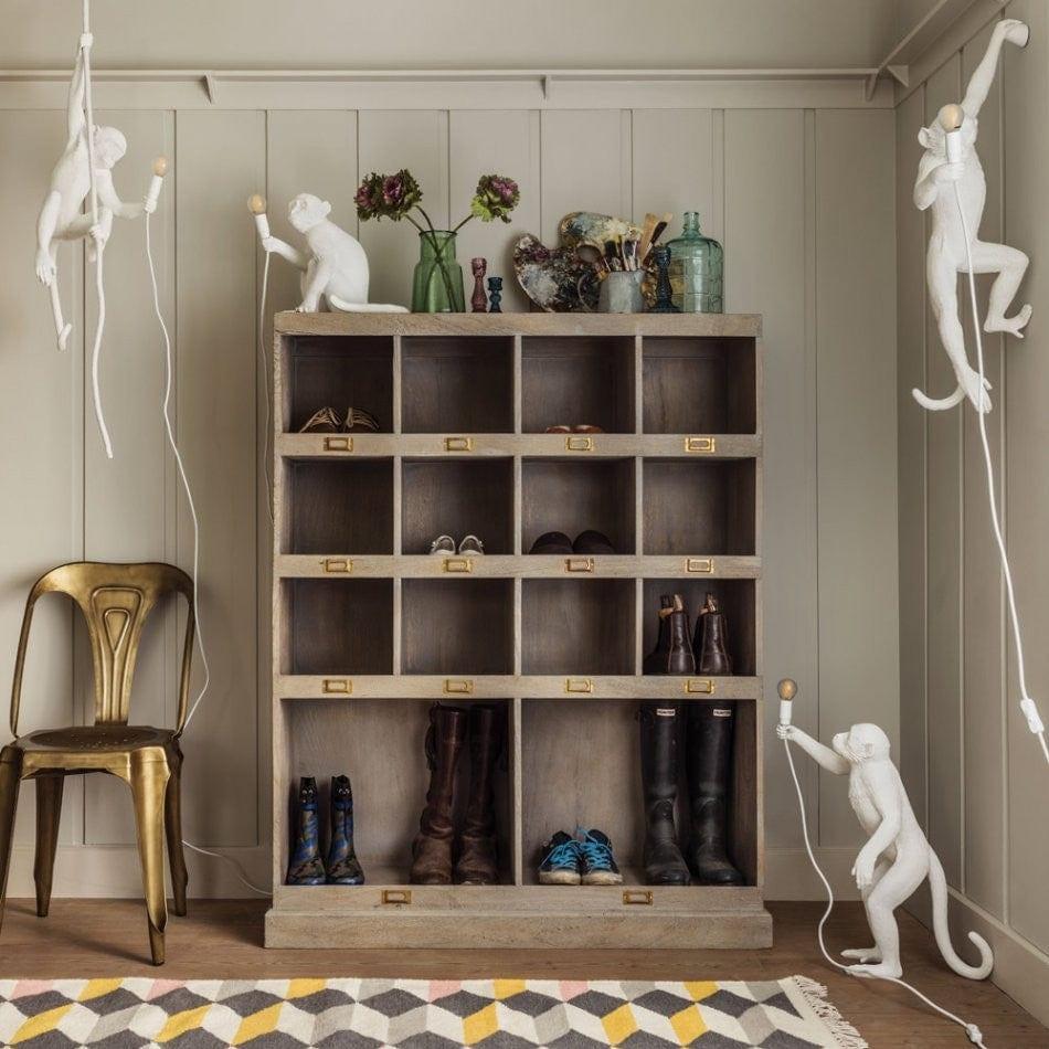 Lampa ścienna MONKEY HANGING - LEFT biały Seletti Eye on Design