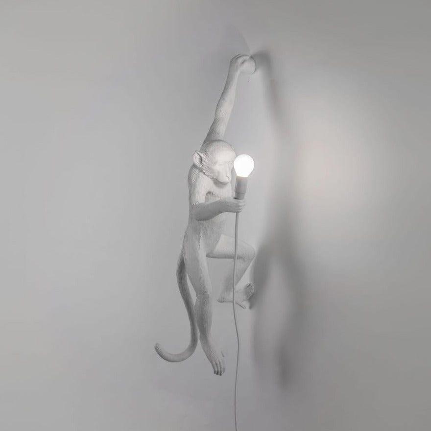 Lampa ścienna MONKEY HANGING - LEFT biały Seletti Eye on Design