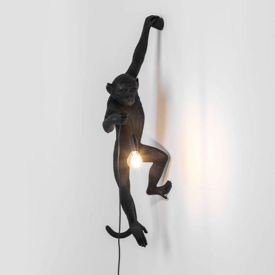 Lampa ścienna MONKEY HANGING - LEFT czarny Seletti Eye on Design