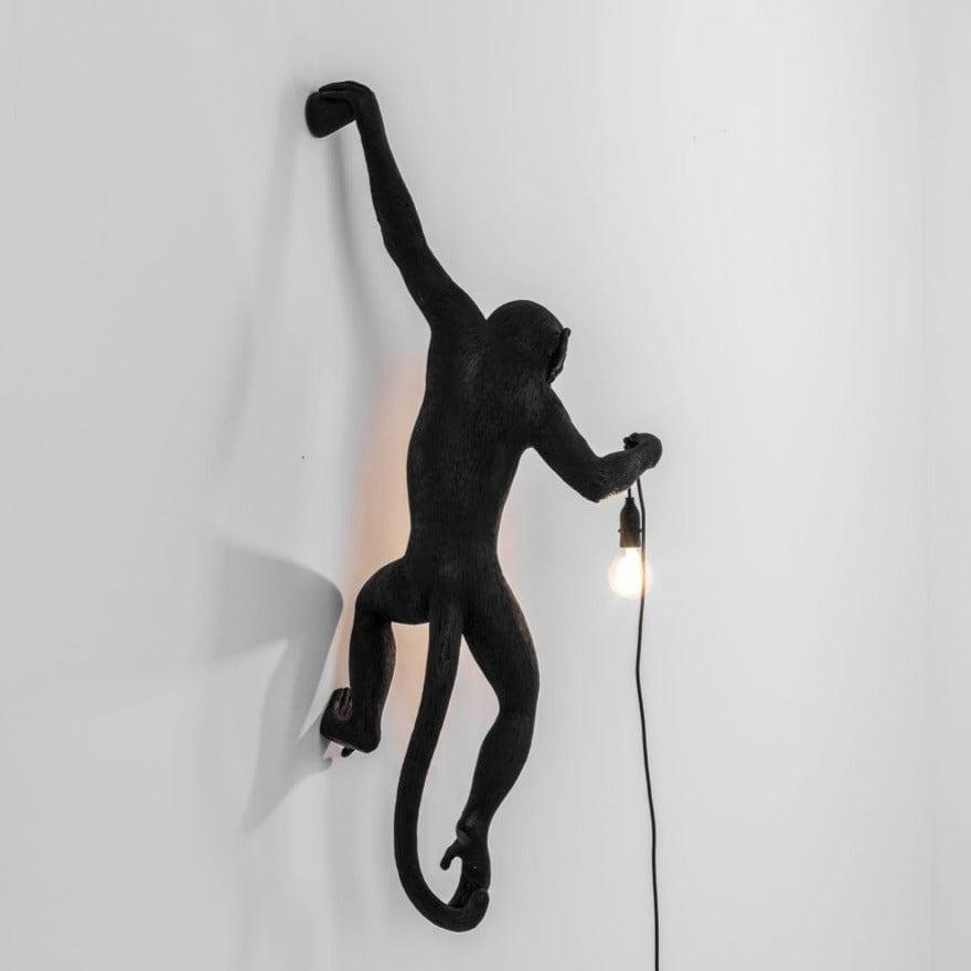 Lampa ścienna MONKEY HANGING - LEFT czarny Seletti Eye on Design