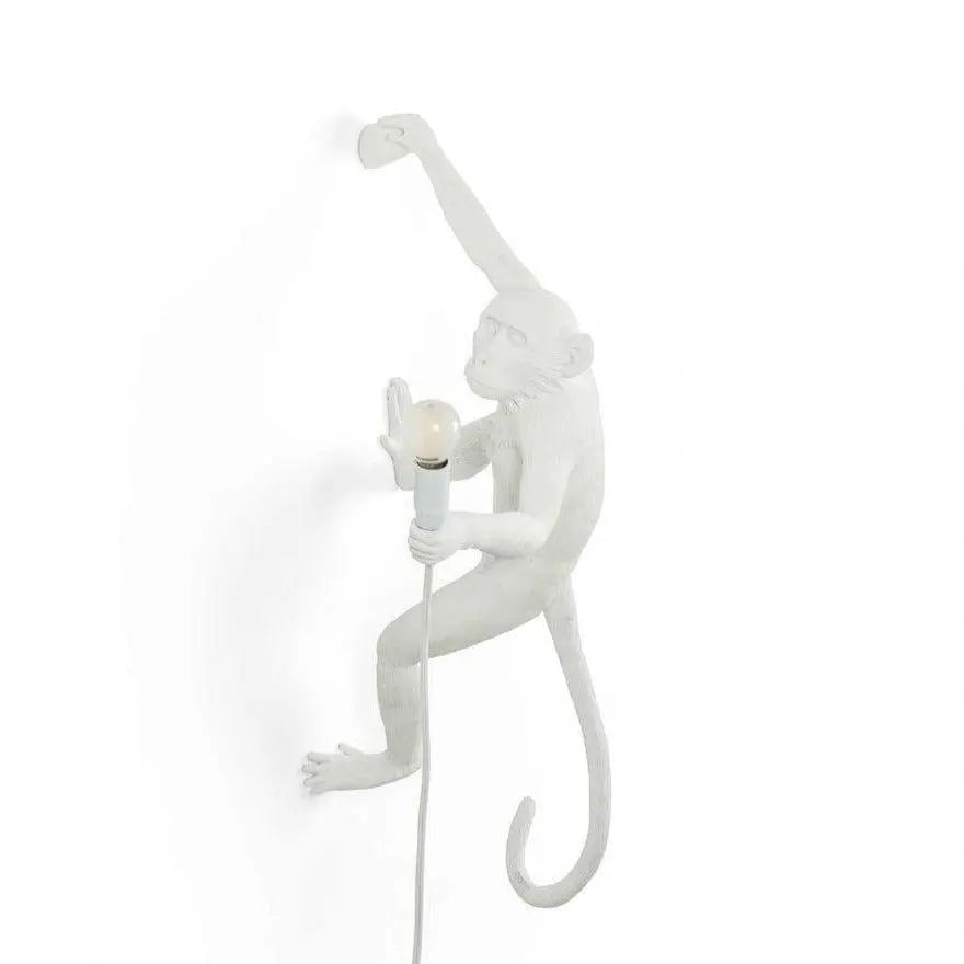 Lampa ścienna MONKEY HANGING - RIGHT biały – Seletti