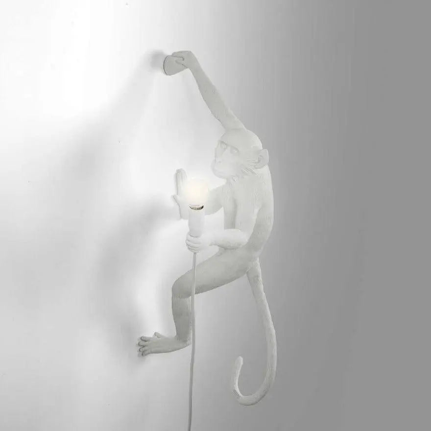 Lampa ścienna MONKEY HANGING - RIGHT biały – Seletti