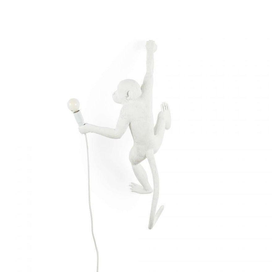 Lampa ścienna MONKEY HANGING - RIGHT biały Seletti Eye on Design