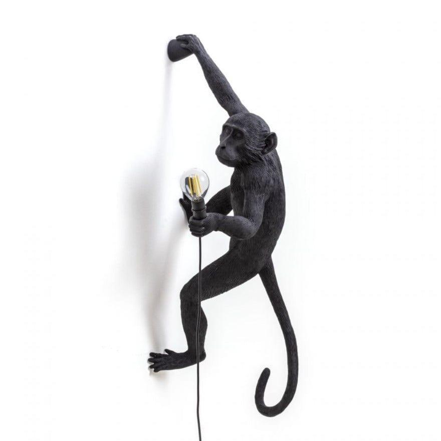 Lampa ścienna MONKEY HANGING - RIGHT czarny Seletti Eye on Design