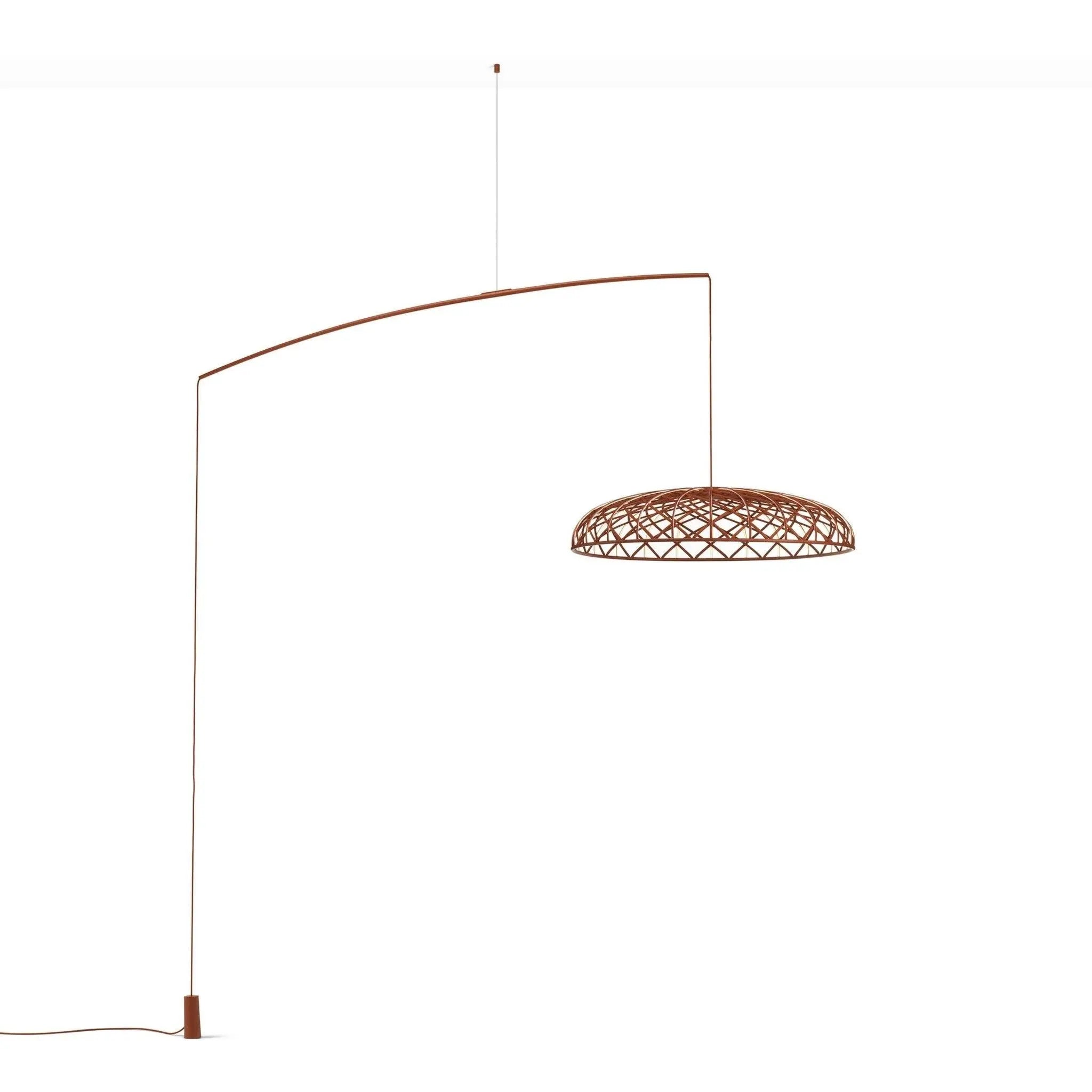 Lampa SKYNEST ceglasty czerwony – styl nowoczesny