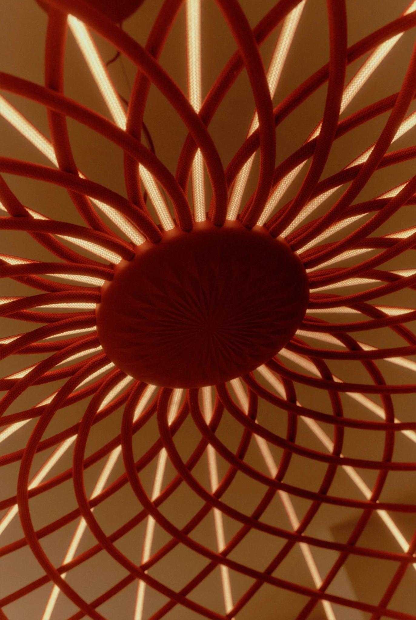 Lampa SKYNEST ceglasty czerwony Flos Eye on Design