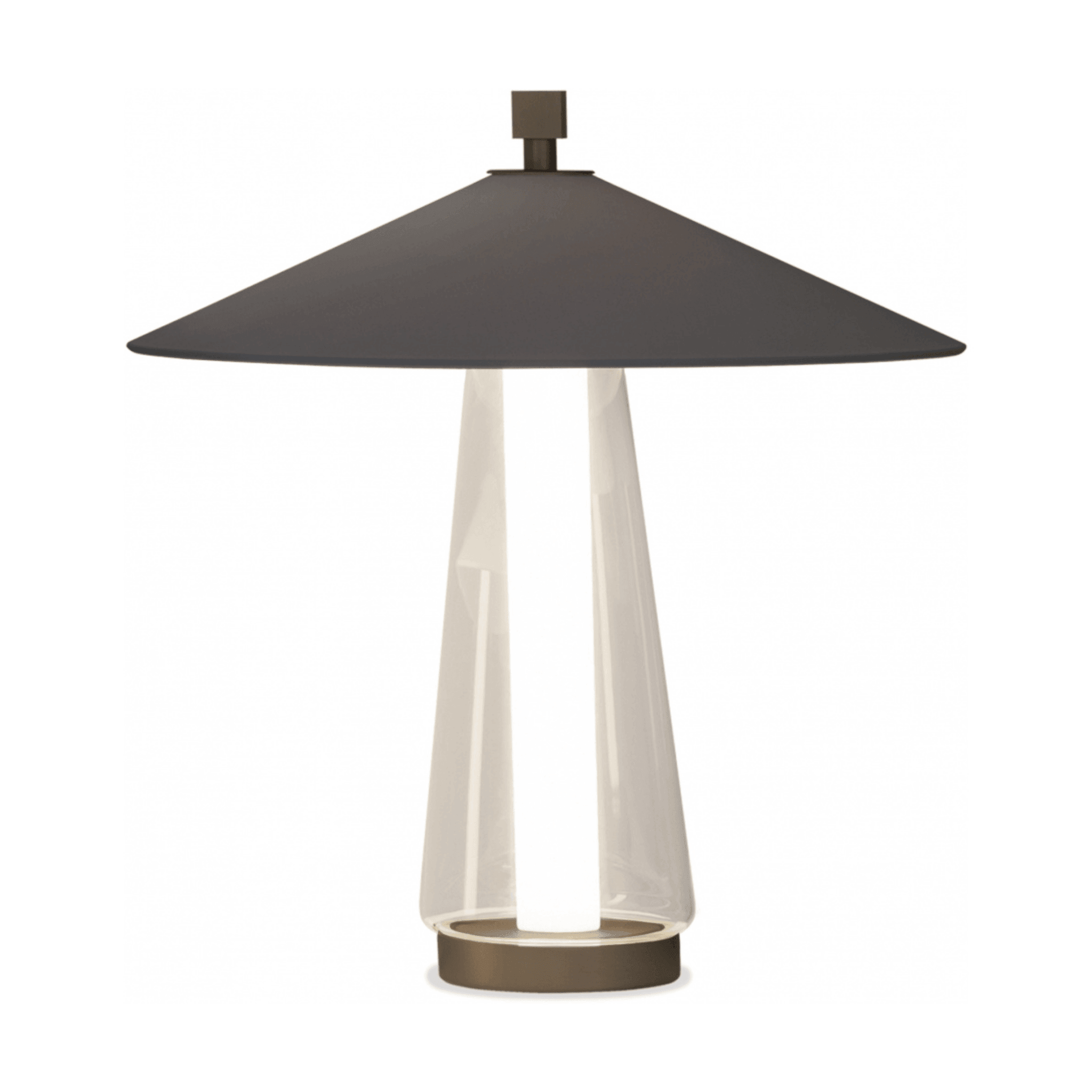 Lampa stołowa ASIA antracytowy Contardi M szczotkowany brąz Eye on Design