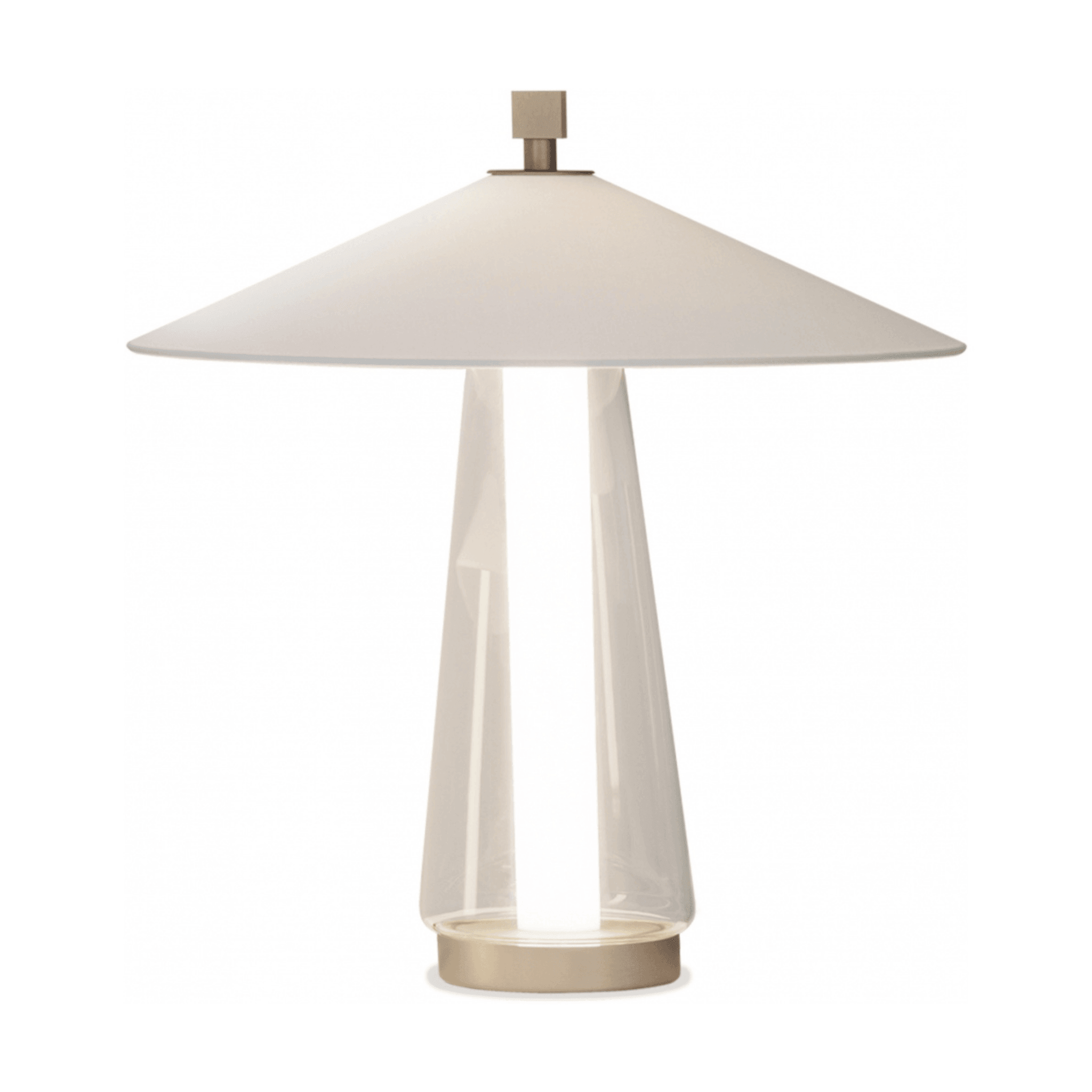 Lampa stołowa ASIA biały Contardi M satynowy złoty Eye on Design