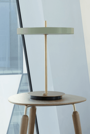 Lampa stołowa ASTERIA TABLE pistacjowy UMAGE Eye on Design