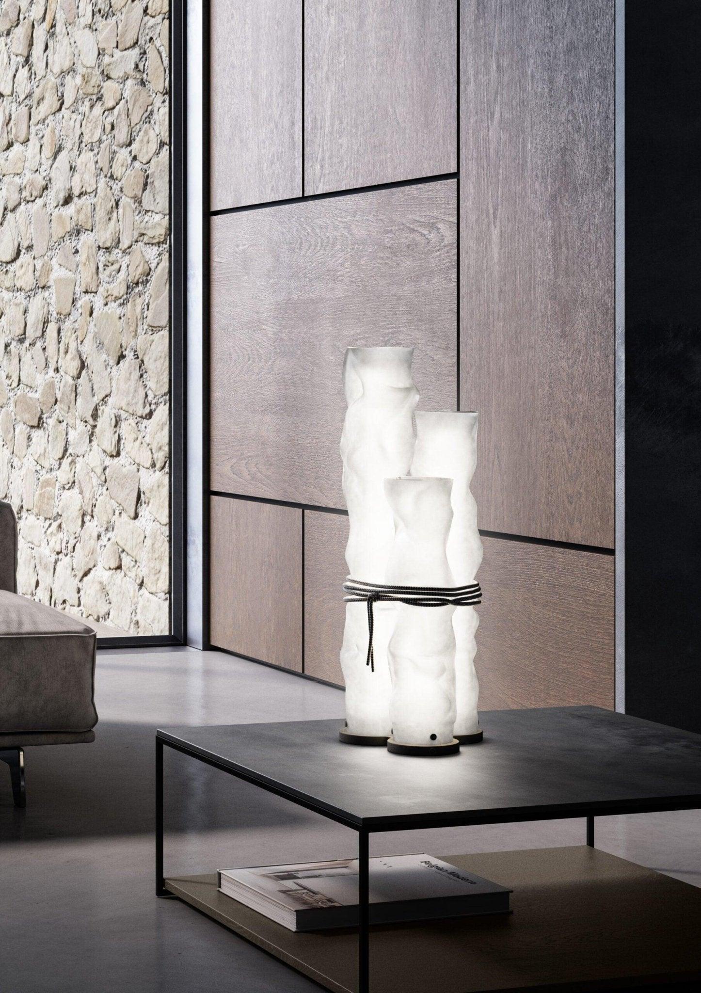 Lampa stołowa BAGGY TRIO biały Contardi Eye on Design